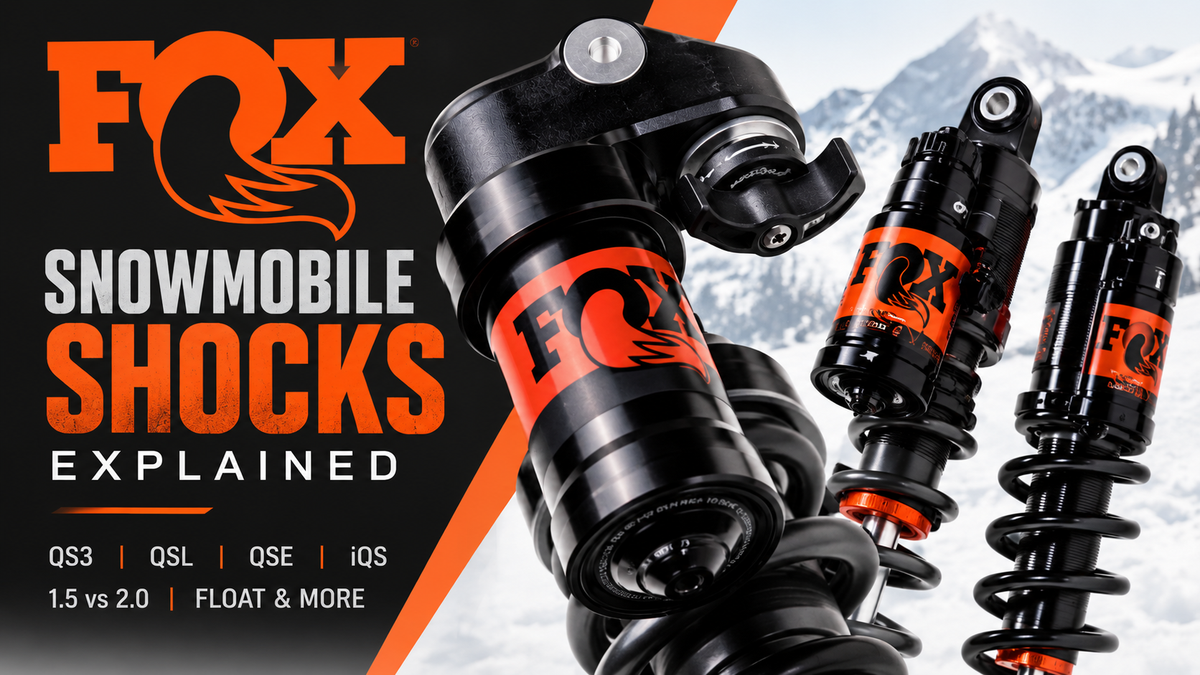 Fox Snowmobile Shocks Explained: QS3, QSL, QSE, iQS & More