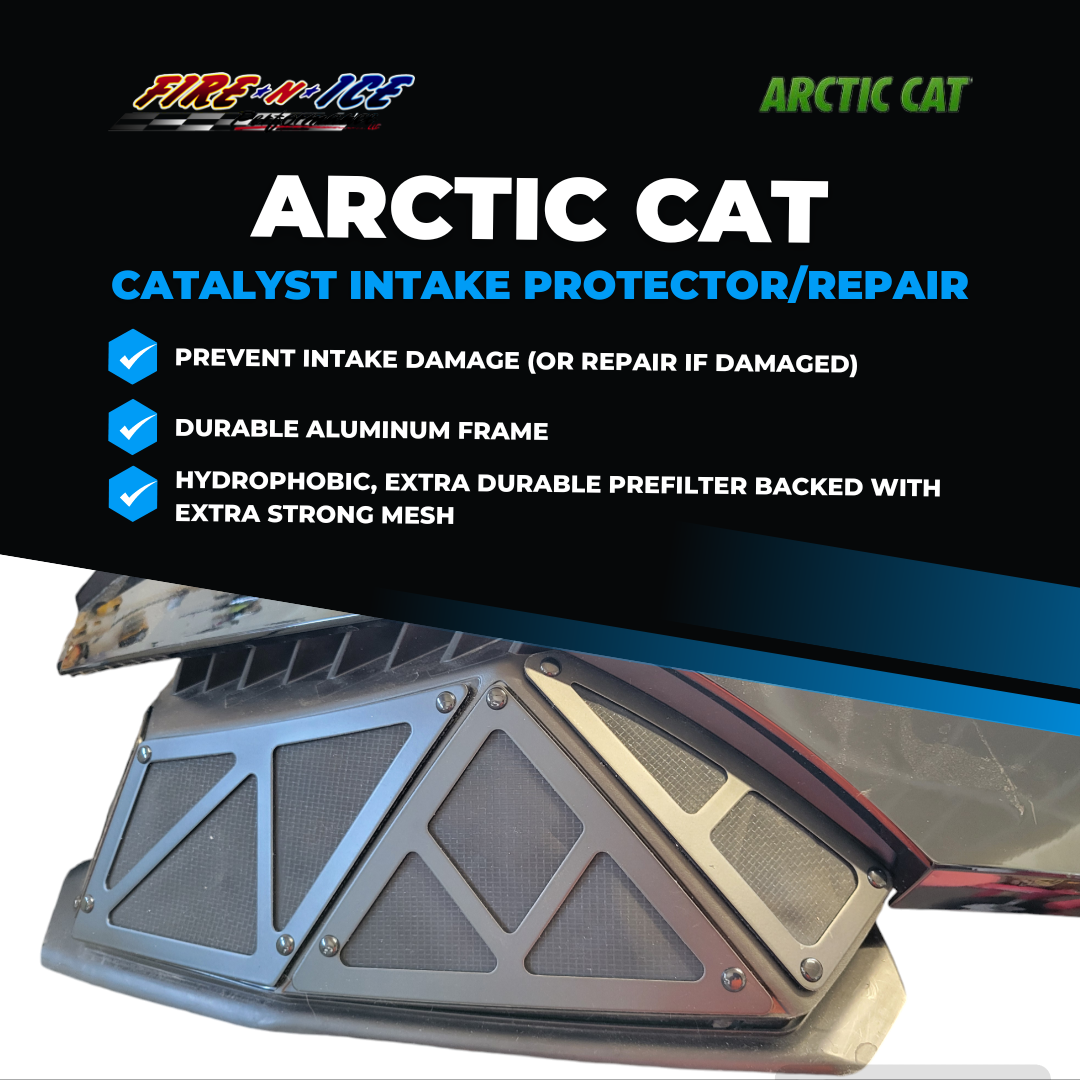 Fire N Ice Arctic Cat Catalyst Intake Vent Protectors/Repair Kit