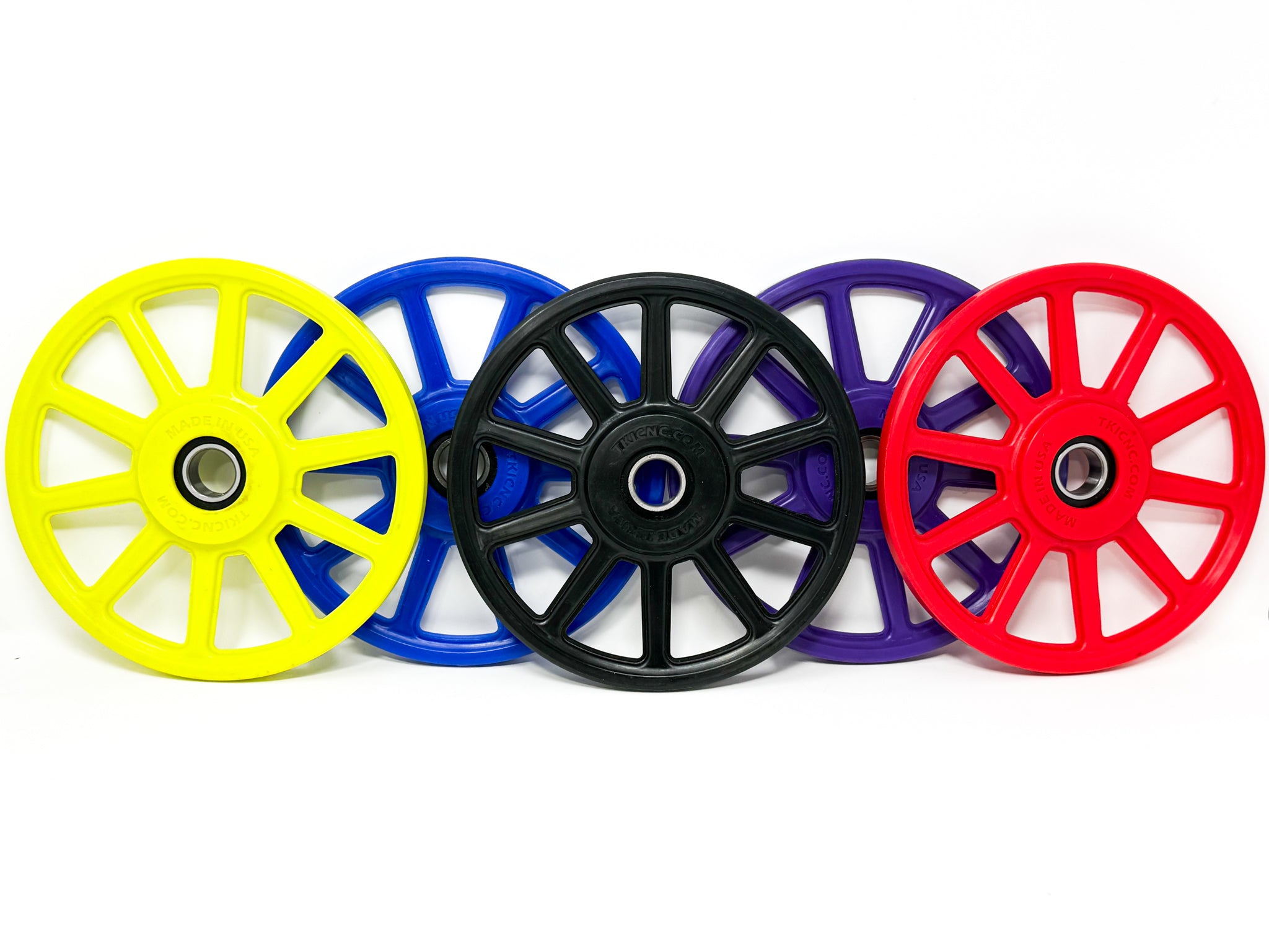 TKI CNC 9 INCH POLY WHEEL - 10 SPOKE