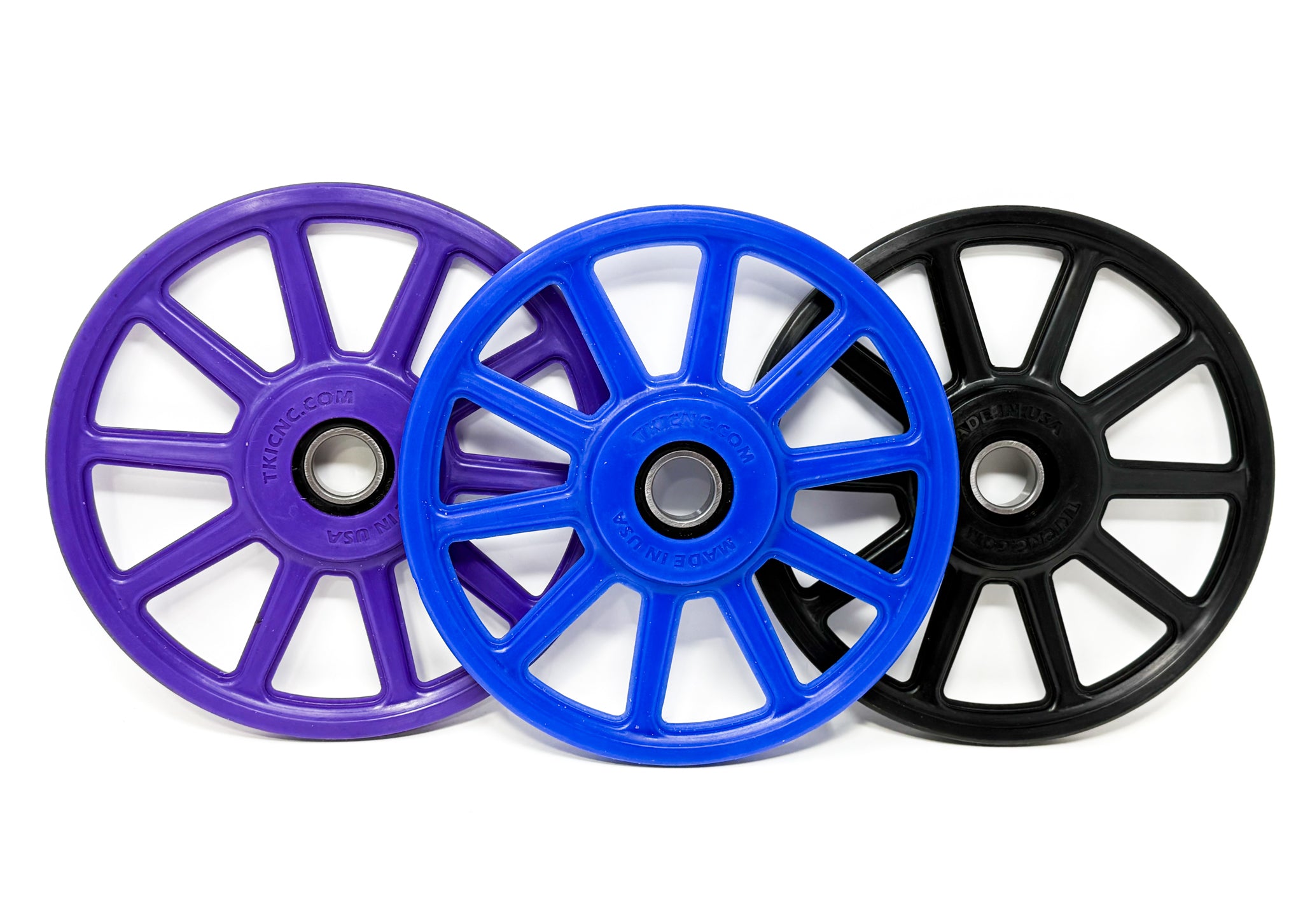 TKI CNC 9 INCH POLY WHEEL - 10 SPOKE