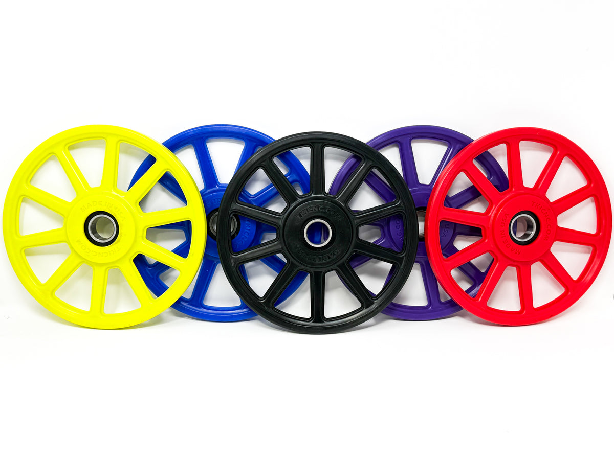 TKI CNC 9 INCH POLY WHEEL - 10 SPOKE