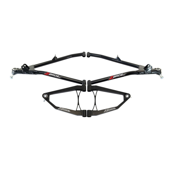 Z-Broz Ski-Doo Gen 4/LYNX Boondocker 36" Billet Upper/Chromoly Lower A-Arm Kit