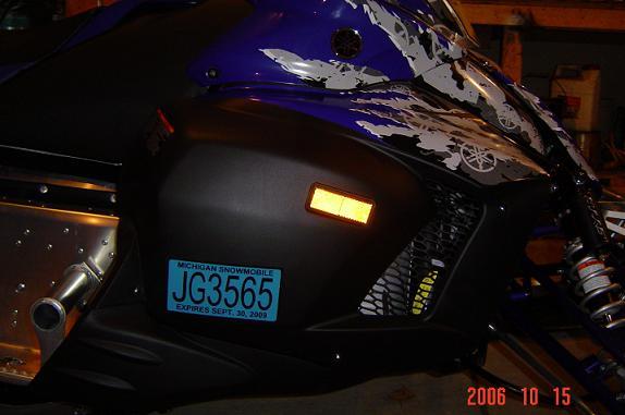 Snowmobile Registration Plates (Set)