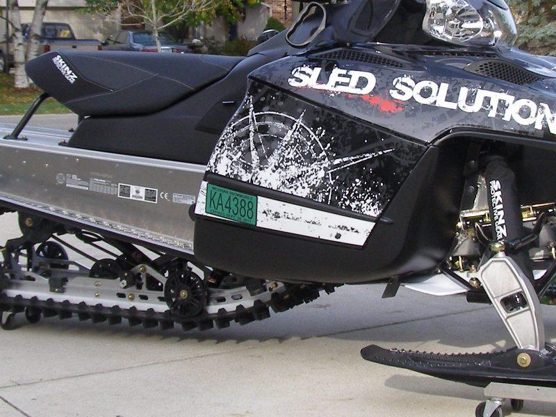 Snowmobile Registration Plates (Set)