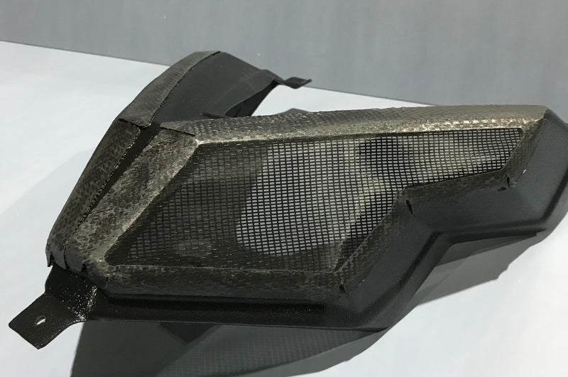 Mountain Fit Polaris Matryx  Headlight Delete Vented Fine Mesh