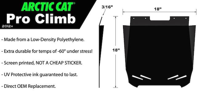 PDP Arctic Cat Snow Flaps