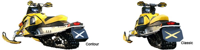 PDP Ski Doo Snow Flaps