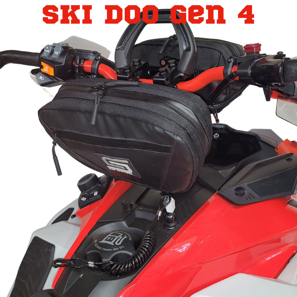 Powermadd Snowmobile Handlebar Bag, Universal Storage Bag