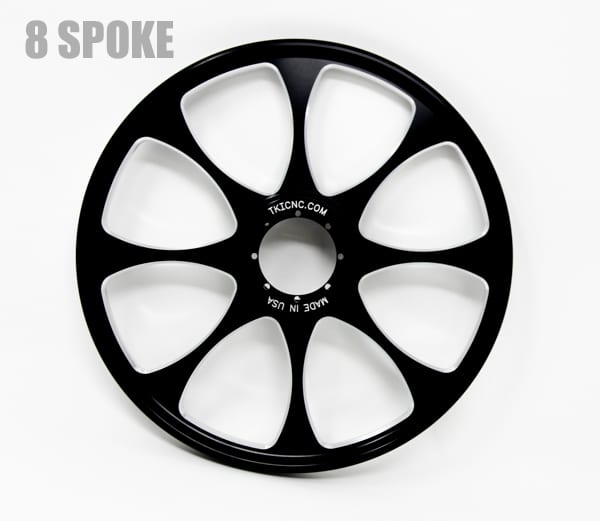 TKI 8 Inch 8 Spoke  Billet Wheels