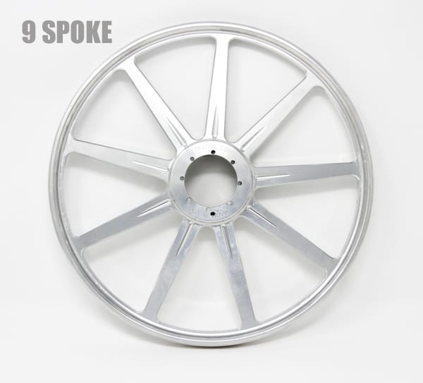 TKI 8 Inch 9 Spoke  Billet Wheels